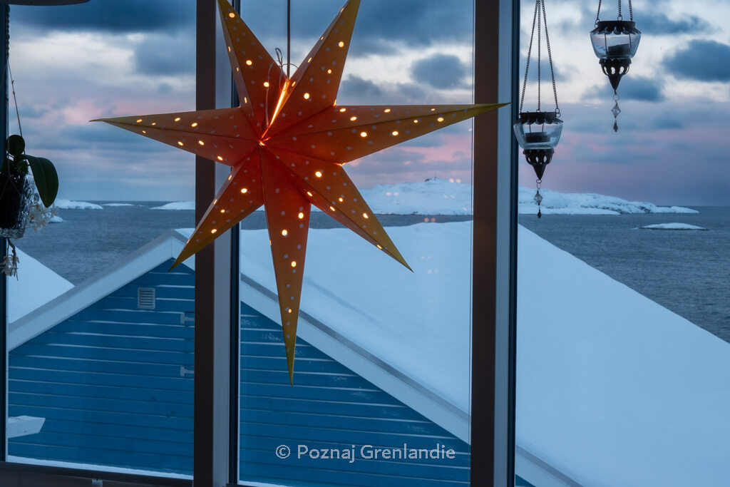 Gwiazda - obowiązkowa dekoracja na Grenlandii 
