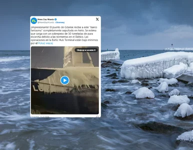 Miniatura: Ogromny statek w szponach lodu. Ten widok...