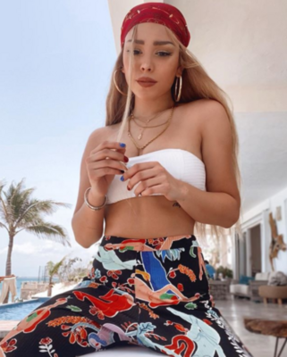 Miniatura: Danna Paola po i przed matamorfozą
