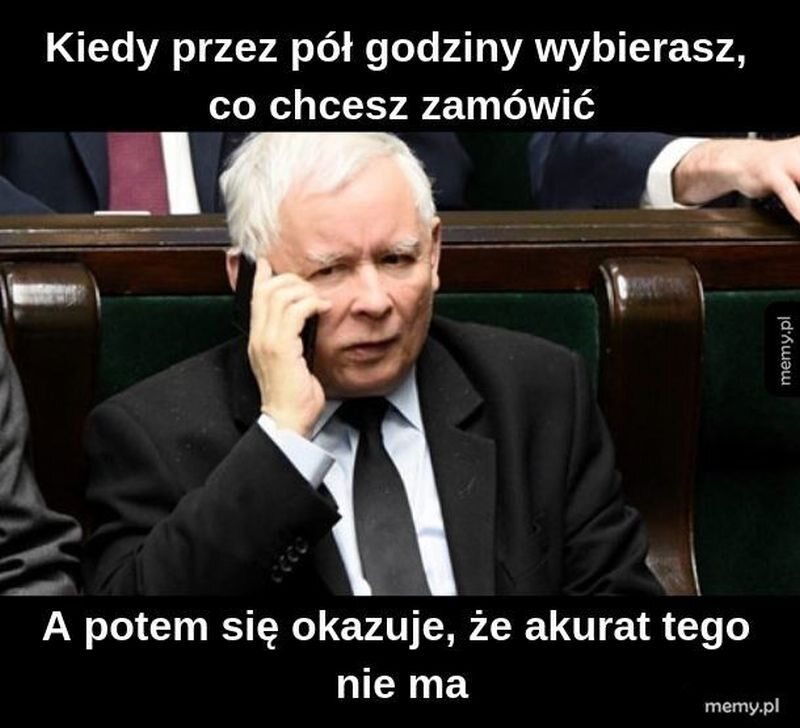 Mem z Jarosławem Kaczyńskim 