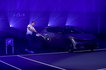 Rafael Nadal i&nbsp;Kia EV6