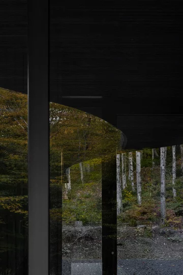 Leśny azyl miłośników sztuki, projekt Studio Jean Verville architectes v2com, 1010-16, Studio Jean Verville