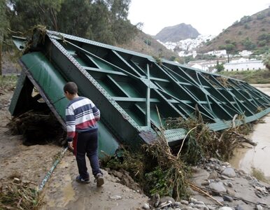 Miniatura: Hiszpania: powódź i tornado. 10 osób nie żyje