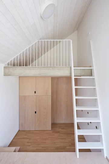 Wiejski dom z antresolami, Studio ORA Linka, antresola, ORA