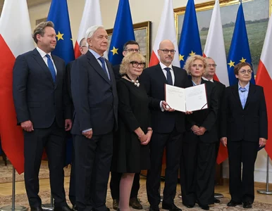 Miniatura: Ślubowanie Macieja Berka bez udziału...