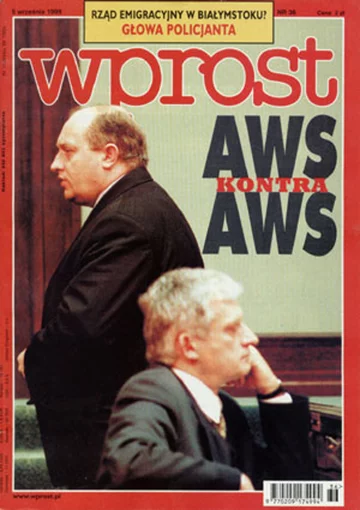 Okładka tygodnika Wprost nr 36/1999 (875)