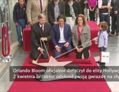Miniatura: Orlando Bloom odsłonił swoją gwiazdę w...