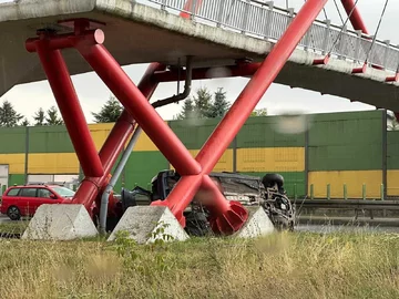 Wypadek koło Serocka 