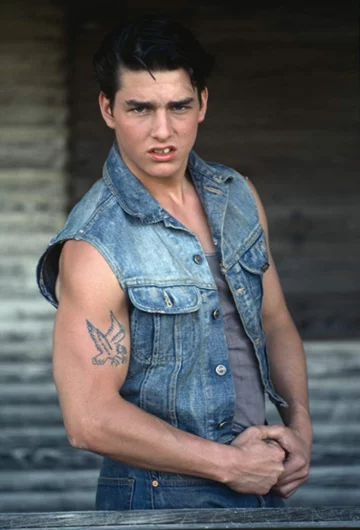 Tom Cruise w „The Outsiders” (1983) 