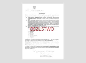 Fałszywe pismo w&nbsp;sprawie gruźlicy