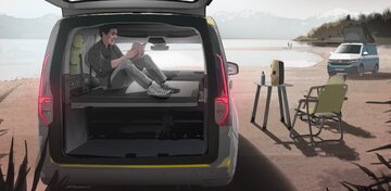 Rysunki nowego Volkswagena Caddy Beach
