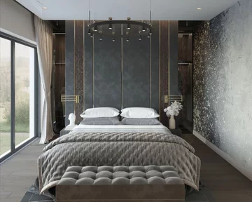 Dom z basenem, proj. Mikołajska Studio 