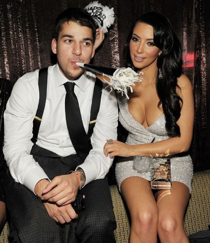 Rob Kardashian i Kim Kardashian 