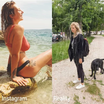 Instagram kontra rzeczywistość oczami pewnej internautki 