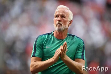 Harry Kane postarzony przez FaceApp 