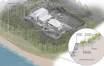 Sag Harbor Bay to nagrodzony projekt, w którym architektura krajobrazu podąża za naturą, a nie z nią rywalizuje 