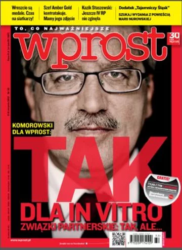 Okładka tygodnika Wprost nr 32/2012 (1538)