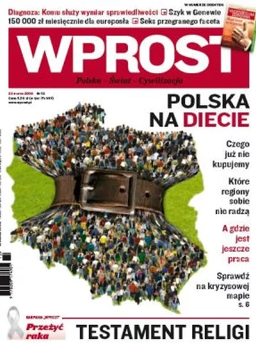 Okładka tygodnika Wprost nr 12/2009 (1367)