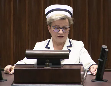 Miniatura: Mówiła w Sejmie, łamał jej się głos. Na...