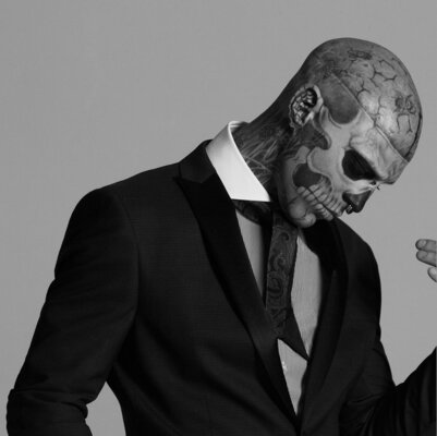 Miniatura: Nie żyje Zombie Boy - Rick Genest. Zdjęcia...