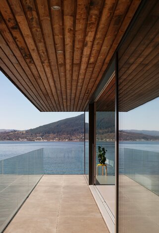 Dom na skale, projekt Cameron Webster Architects