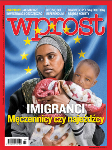 Okładka tygodnika Wprost nr 36/2015 (1695)