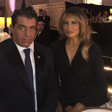 Paolo Zampolli i Melania Trump 