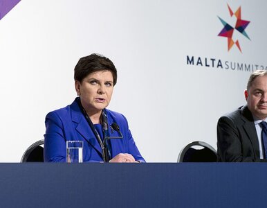 Miniatura: Szydło po rozmowach na Malcie: Zmiana...