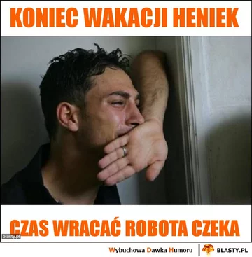 Zbliża się koniec wakacji. Internauci tworzą memy 
