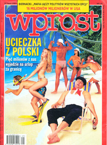 Okładka tygodnika Wprost nr 29/2001 (973)