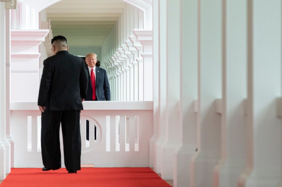 Spotkanie Donalda Trumpa i Kim Dzong Una w Singapurze 