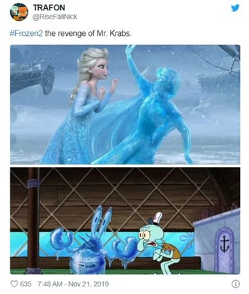 Mem inspirowany filmem „Frozen 2” 