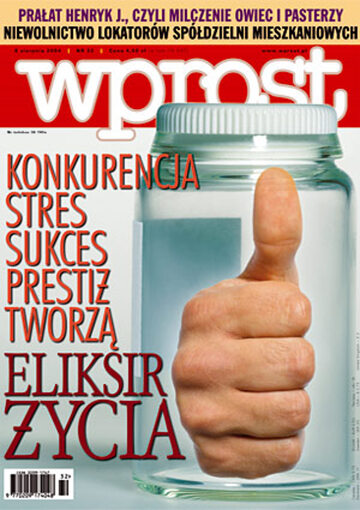 Okładka tygodnika Wprost nr 32/2004 (1132)