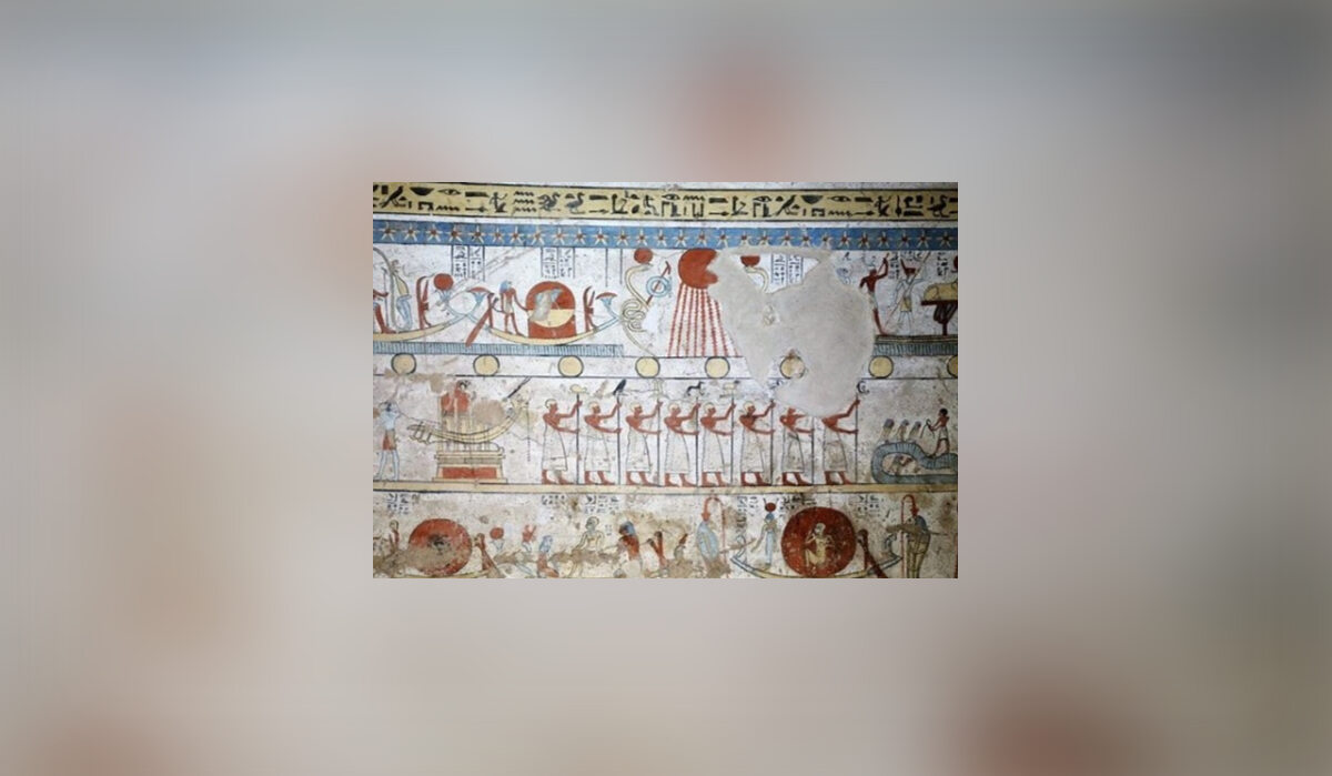 Mumie myszy, kotów i ptaków. Fascynujące znalezisko w Egipcie Fragment malunku na ścianie grobowca