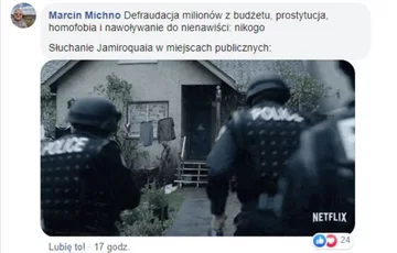 Mem z imprezującym Trzaskowskim 