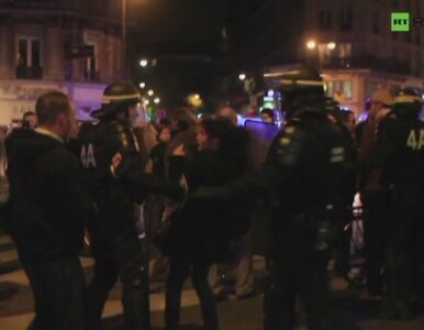 Miniatura: Starcia z policją w Paryżu po śmierci...