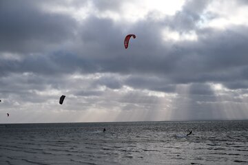 Kitesurferzy zimą na&nbsp;Syberii
