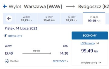 LOT promocja 2