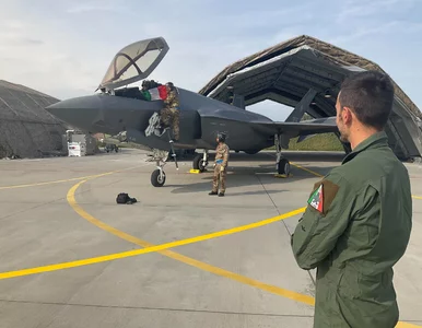 Miniatura: Włoskie myśliwce F-35A już w Polsce. Będą...