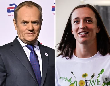 Miniatura: Donald Tusk wymownie o Idze Świątek i...
