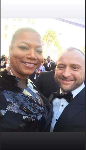 Borys Szyc i Queen Latifah 