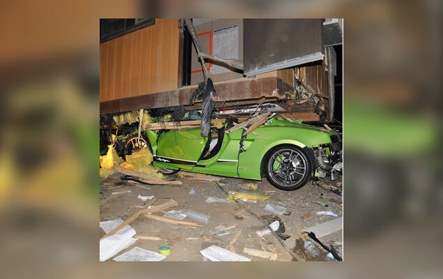 Miniatura: Wypadek Lamborghini