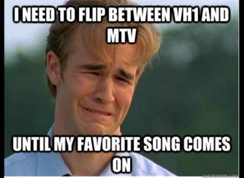Mem z Dawsonem „Muszę zmieniać kanały między VH1 a MTV, aż poleci moja ulubiona piosenka”
