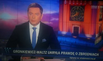 Pasek TVP za czasów prezesury Jacka Kurskiego 