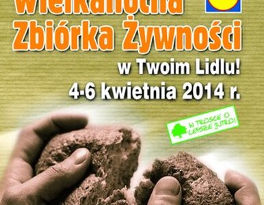 Miniatura: Wielkanocna Zbiórka Żywności w sklepach Lidl