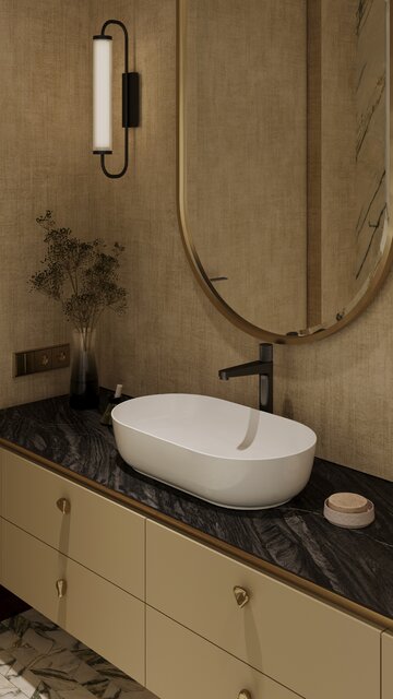 Apartament z widokiem na park, projekt Modeko Studio 