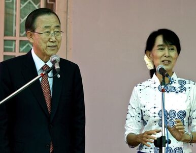 Miniatura: Sekretarz generalny ONZ chwali birmańską...