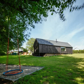 Nowoczesna stodoła, projekt studio KLAR Linka, nowoczesna stodoła, studio KLAR