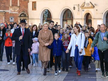 Pierwsza Dama w Krakowie z dzieci z Ukrainy