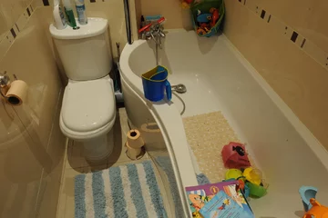 Łazienka, w której Sophie Lionett była podtapiana 